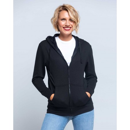 Hooded Full Zip Lady Sweatshirt