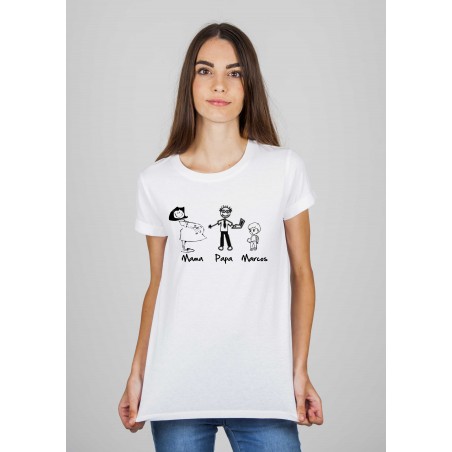 Camiseta familia personalizada