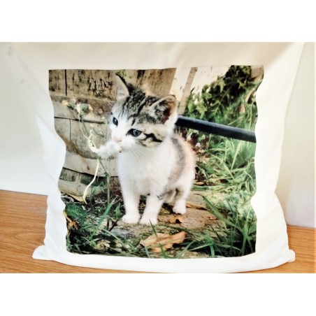 Cojín con cremallera