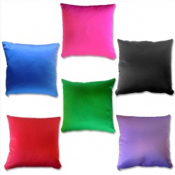 Cojín con reverso de color